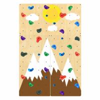 Скалодром настенный "Горы и солнце"