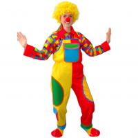 Карнавальный костюм для взрослых "Клоун Клепа"
