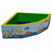 Сухой бассейн с узором, угловой (150 см)