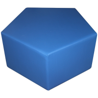 "Пятигранник" пуфик каркасный на опоре