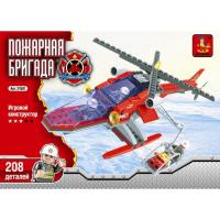 Конструктор "Пожарные" вертолет, 28 деталей
