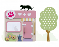 Декоративно-развивающая панель "Зоомагазин"