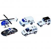 Набор транспорта "Полицейская команда" (5 шт.)