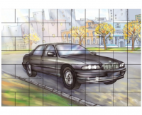 Магнитный пазл "Автомобиль"