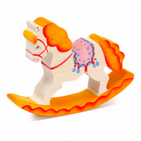 Качалка Лошадка средняя с седлом 11х15 см
