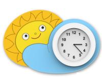 Настенные часы "Солнышко на облачке"