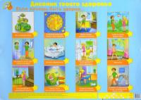 Обучающий плакат "Дневник твоего здоровья"