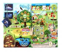 Бизиборд (дидактическая панель) настенный ЛЕТО. Серия ЭКОЛОГИЧЕСКОЕ ВОСПИТАНИЕ