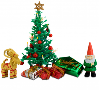 Набор мебели для домика Рождественский набор