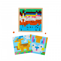 Мозаика пиксельная "Лесные животные"