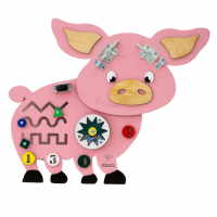 Бизиборд «Смелый поросёнок»