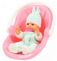 Пупс "Забавный" (35 см) с соской и переноской