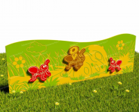 Забор из Экопластика "Муравьишки" (Модель2)