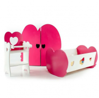 Набор кукольной мебели "Валентинка"