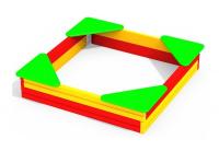 Песочница для детской площадки (1500х1500х320 мм)