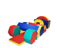 Мягкий модуль "Трансформер Поехали" 16 элементов