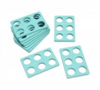 Нумирошка. Набор из 10 пластиковых форм - «Шестерки» по методике Нумикон