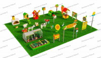Игровая развивающая площадка "Фермерский дворик". Комплект: Про 1