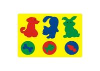 Конструктор мягкий "Животные в рамке"