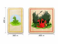 Набор стеновых панелей «Мир сказки - Волшебные герои»