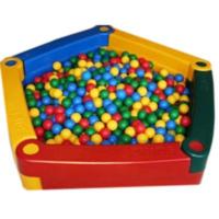 Пластиковая песочница из 5 элементов