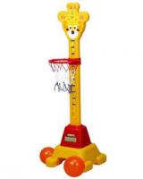 Кольцо для баскетбола с ростомером "Жирафчик"