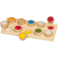 Набор тактильный "Текстуры Мемо" на доске