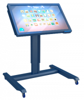 Интерактивная панель на мобильной стойке 43'