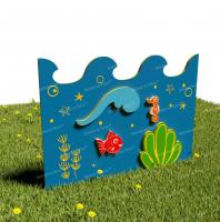 Забор из Экопластика "В гостях у морского конька"