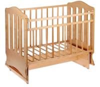 Детская кроватка на качалке с поперечным маятником