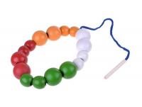 Шнуровка "Бусы, шары цветные"