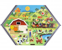 Бизиборд настенный ФЕРМЕР. Серия ИЗУЧАЕМ ПРОФЕССИИ