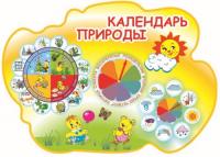 Стенд "Календарь природы" (Цыплята)