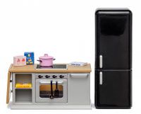 Мебель «Кухонный набор с холодильником»