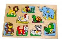 Рамки-вкладыши "Детеныши животных" (большие)