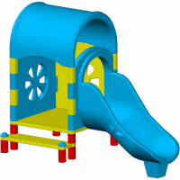 Горка с крышей (2600х1450х2200 мм)
