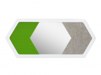 Декоративная тактильная панель 3в1 - «Ворс, Зеркало, Резина»