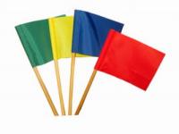 Флажок на деревянной палочке