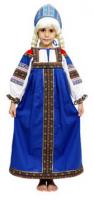 Костюм фольклорный, русский народный "Дуняша" детский