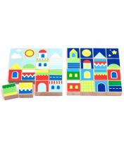 Деревянный пазл "Городок. День/Ночь"