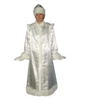 Карнавальный костюм для взрослых "Снегурочка" трапеция