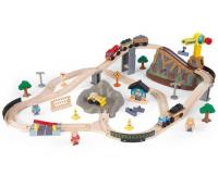 Деревянная железная дорога "Горная стройка" в контейнере