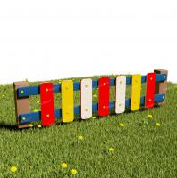 Забор из Экопластика "Клавиши" (Модель3)