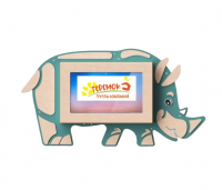 «Носорог» - Декоративная сенсорная панель 32'