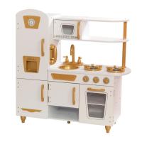 Кухня игровая "Винтаж" цвет: белый с золотом