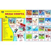 Дидактические карточки "Виды спорта"