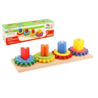 Пирамидка "Фигуры и шестеренки"