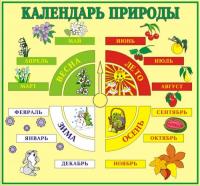 Стенд "Календарь природы" 33