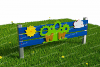 Забор из Экопластика "Лето 2"