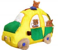 Мягкая развивающая игрушка "Машина" большая
